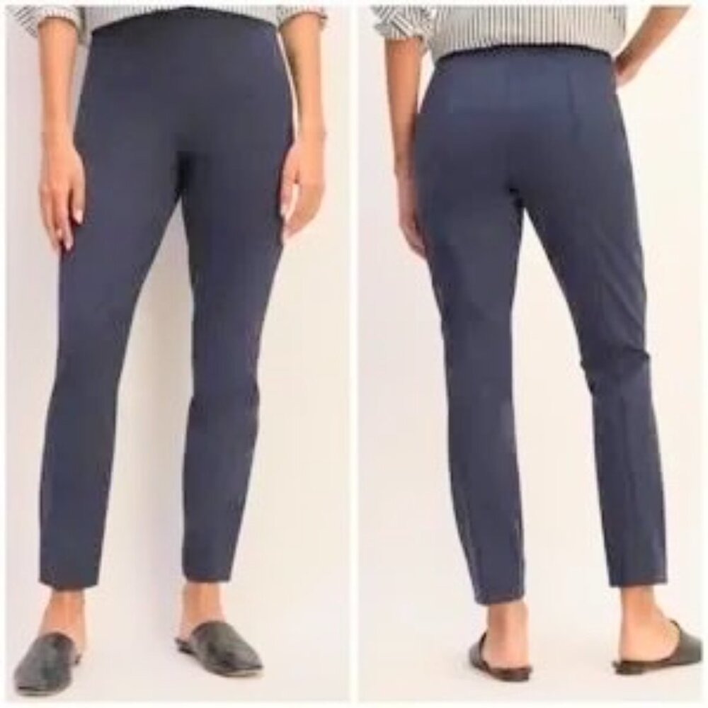 Everlane THE BI-STRETCH WORK PANT in navy blue size 4